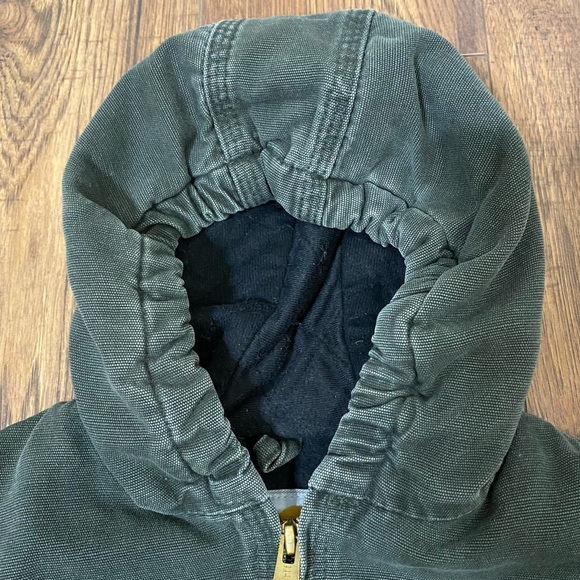 (Sold) Carhartt toddler boy lined hoodie jacket - Picture 5 of 15